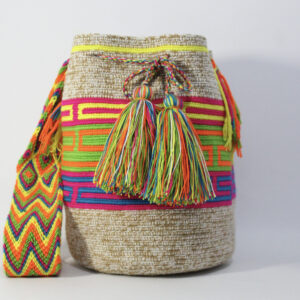 Mochila tradicional Wayuu multicolor